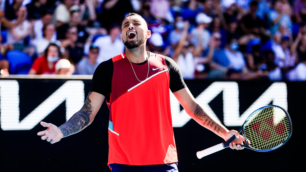 Thanasi Kokkinakis and Nick Kyrgios. Picture: Chris Putnam/Future Publishing via Getty Images