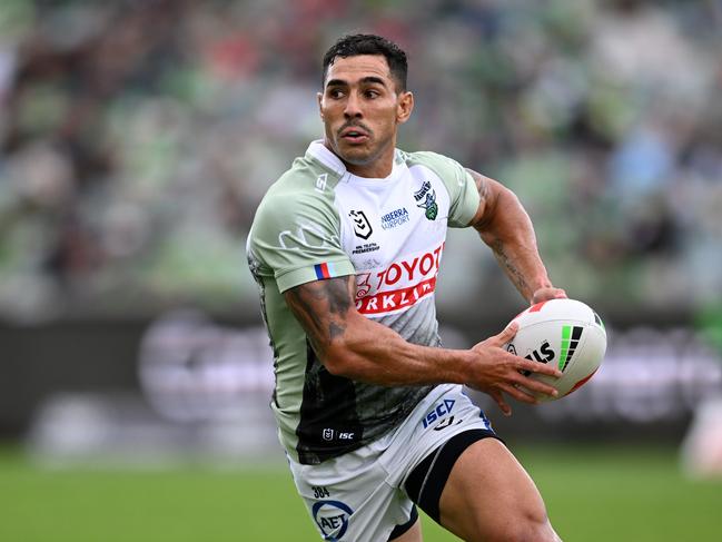 Raiders star Jamal Fogarty has agreed to a move to the Manly Sea Eagles. Picture: NRL Photos