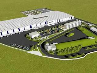 Concept images of Rheinmetall's Military Vehicle Centre of Excellence at the Redbank Motorway Estate where it will construct the Boxer Combat Reconnaissance Vehicles in the Land 400 program. Picture: Contributed