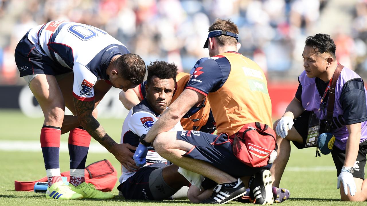 Will Genia is in doubt to take on the Waratahs after copping a stray boot to the head.