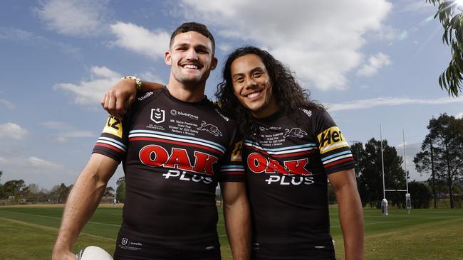 Jarome Luai is keen to step out from under Nathan Cleary’s shadow. Picture: Jonathan Ng