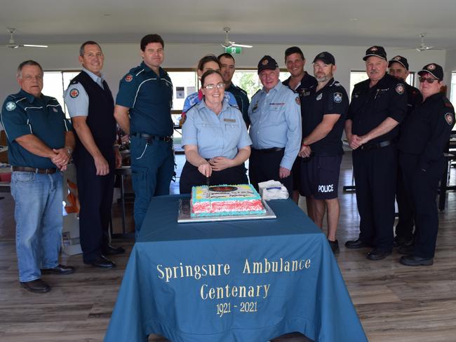 The community gathered to celebrate 100 years of the Springsure Ambulance Station at the Springsure Golf Club on Saturday, May 22. There were historical displays, a vehicle line up, children's activities and more.