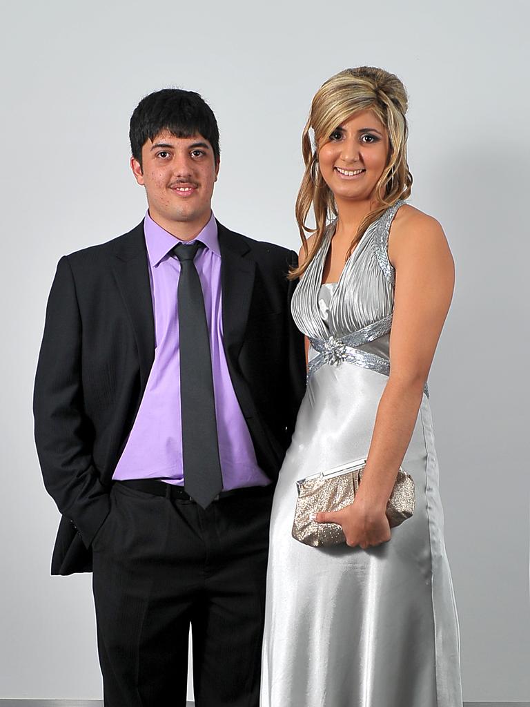 Paraskos Karavas and Sylvia Geranis at the 2011 Casuarina Senior College formal at the Darwin Convention Centre. Picture: NT NEWS