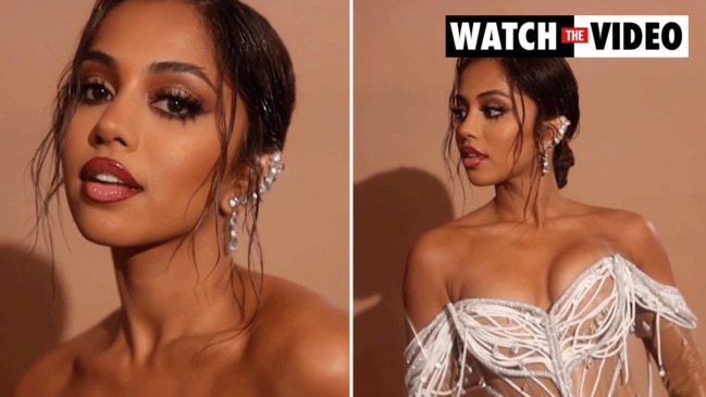 Former Miss Universe Maria Thattil stuns in ‘naked’ dress at the Logies