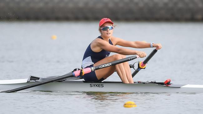 A rower competing at the Penrith event. Pictures: Brad Redern Photography