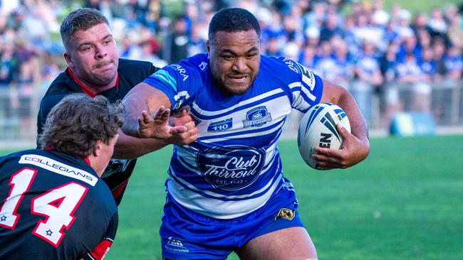 Sione Afemui surging forwards. Picture: Thomas Lisson