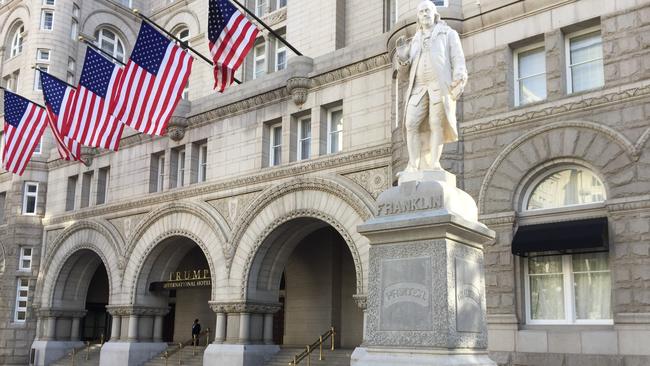 The Trump International Hotel in Washington. Picture: AFP.