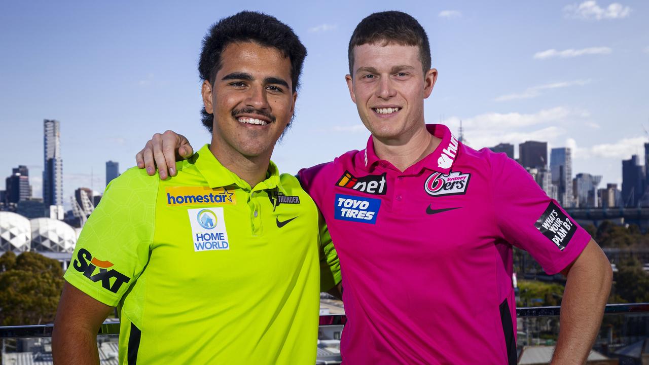 Ollie Davies (left) and Hayden Kerr (right) could both enter the national selection frame with strong BBL campaigns. Picture: Daniel Pockett / Getty Images