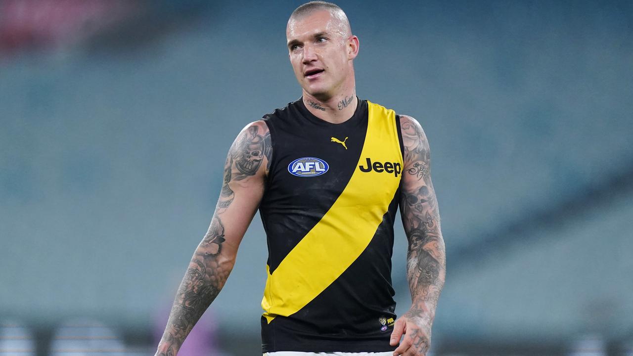 Dustin Martin and the Tigers aren’t used to the Sunday twilight timeslot.