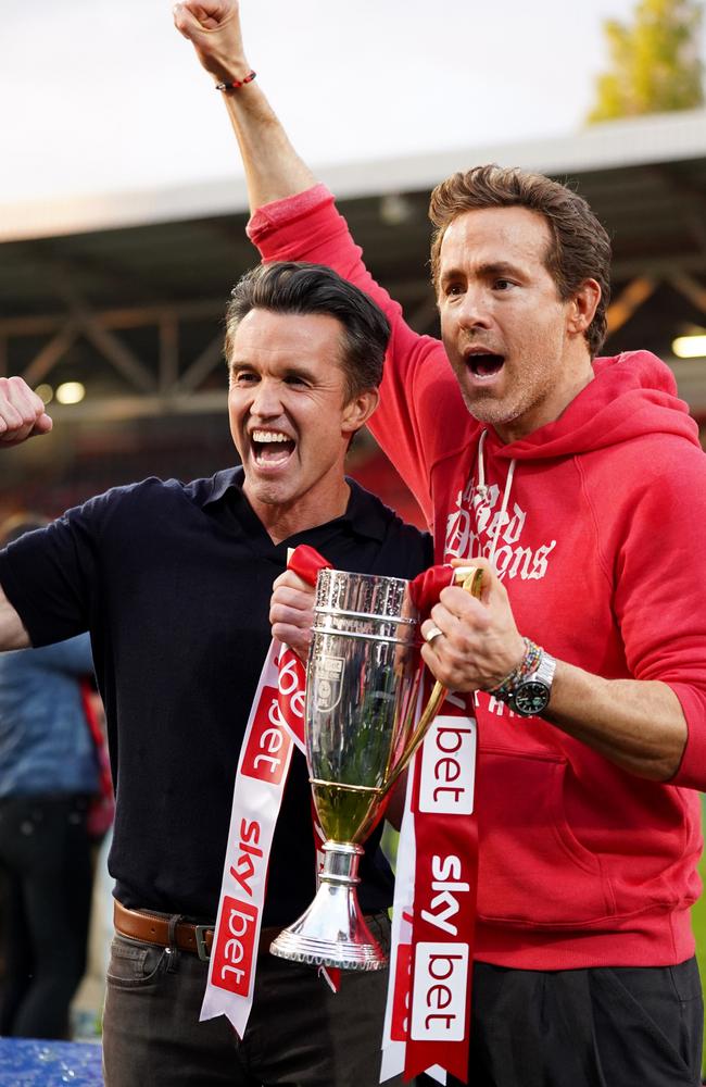 Rob McElhenney and Ryan Reynolds. Picture: Getty Images