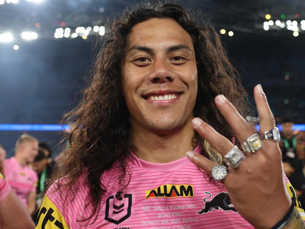 Jarome Luai helped the Panthers to four premierships. Picture: Cameron Spencer/Getty Images