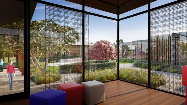 An artist’s impression of a waiting area at Grace’s Place, Doonside.