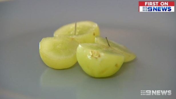 Needles were found in two grapes by Craigieburn couple Shams Alsubaiy and Skender Hasa.