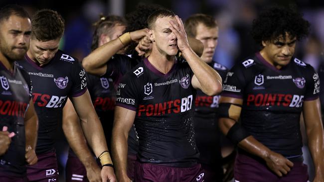 It was a brutal first half for Daly Cherry-Evans and Manly.