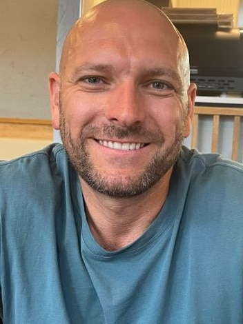 He became a passionate women’s health ally after witnessing his partner suffer from endo. Picture: Supplied