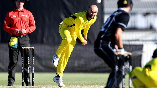 Nathan Lyon travels to the UK as Australia’s second ODI spinner behind Adam Zampa.