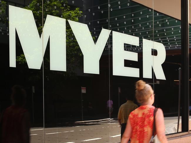 Myer is reducing its floor space by 20 per cent. Picture: Bloomberg