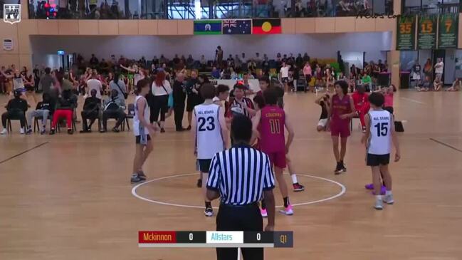 Replay: Easter Classic basketball - McKinnon Cougars v Collingwood Allstars (16 Boys)