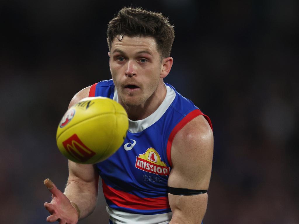 Taylor Duryea is set for another one-year deal at the Bulldogs. Picture: Daniel Pockett/Getty Images