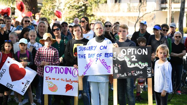 Staff at Randwick have argued for some time that skulduggery has been behind the dilapidation of their services towards Westmead as part of a broader goal of amalgamation. Picture: AAP.