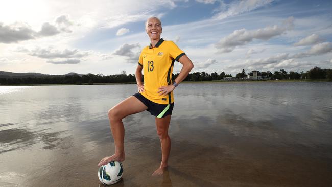 Matildas star Tameka Yallop wants to use her profile to make positive change. Picture: Glenn Hampson