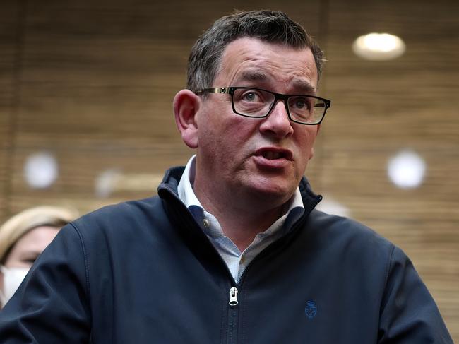 MELBOURNE, AUSTRALIA - NewsWire Photos NOVEMBER 3, 2022: Victorian Premier Daniel Andrews gives a Press conference at the Northern Centre for Health Education and Research, in. Epping. Picture: NCA NewsWire / Luis Enrique Ascui