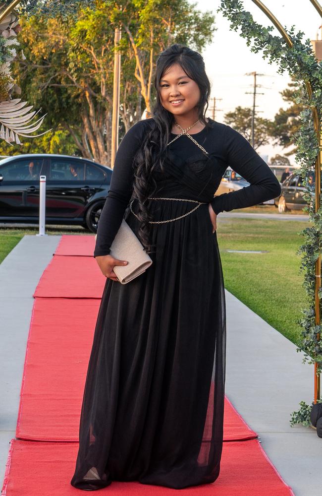 Nathalie Agbayani at Mackay State High School, Mackay Turf Club Saturday 14 October 2023 Picture: Michaela Harlow