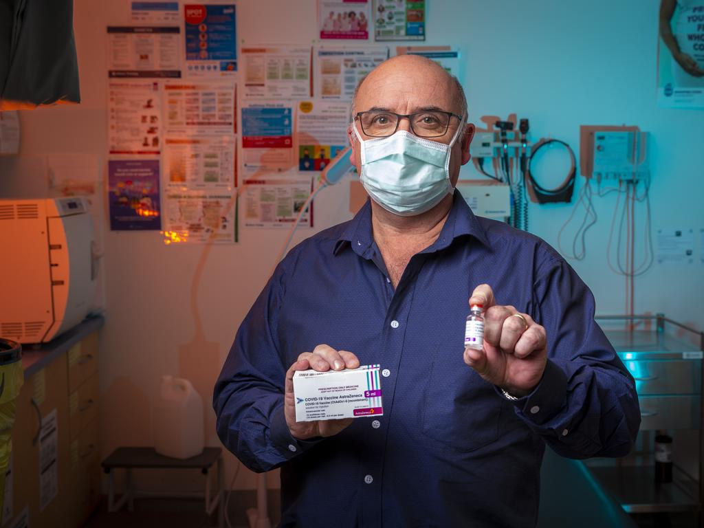 Dr Joe Garra who wants to band together with other local doctors to help administer the AstraZeneca coronavirus vaccine to the community more quickly. Picture: Wayne Taylor