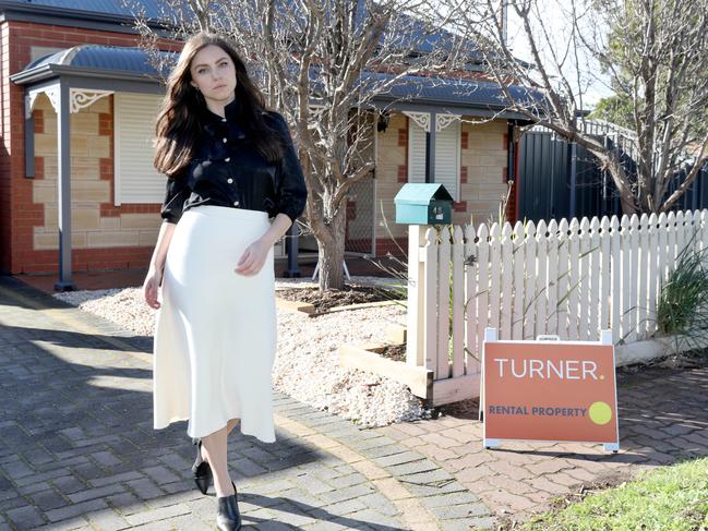 Turner Real Estate held an open inspection at a Grange home, where 14 prospective tenants registered to attend. Ashleigh Howard was one of those, and she said that she had looked at over 30 properties without success. 25 Picture: Dean Martin