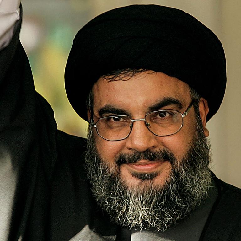 Hezbollah chief Hassan Nasrallah has been killed. Picture: Hassan Ammar/AFP