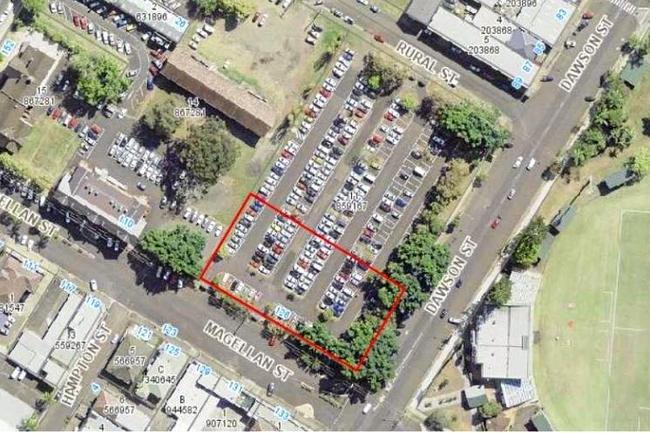 Quest Serviced Apartments has expressed interest in building a $13 million, 41-unit complex on the corner of Dawson and Magellan Sts, Lismore. Picture: Rebecca Lollback