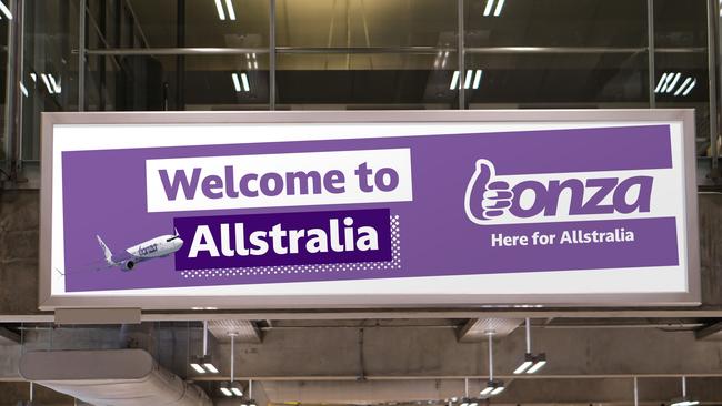 New budget airline Bonza has revealed its branding “here for Allstralia” as it inches towards takeoff.