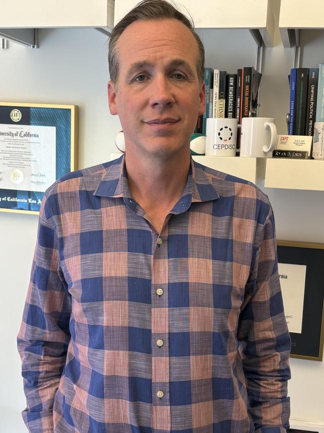 ‘Free country’ … Harvard associate professor Ryan Enos.