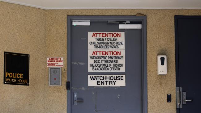 A boy, 12, obstructed officers who were trying to move him from the watchhouse to a youth detention facility. Picture: Brendan Radke