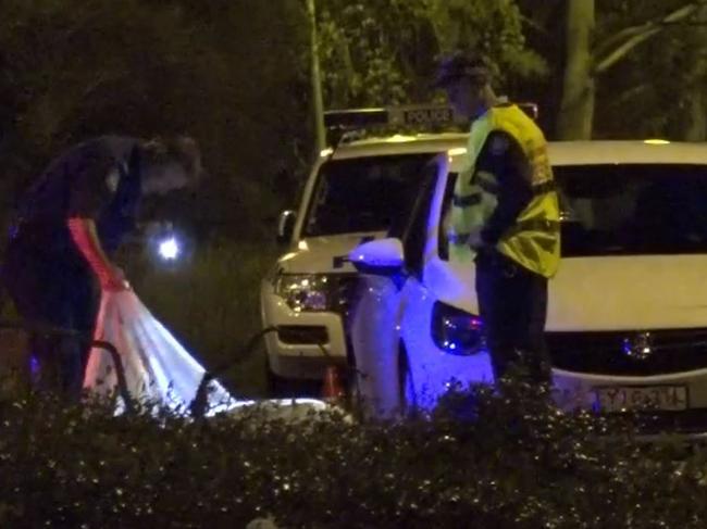 A 60-year-old grandmother was killed after being struck by a car while crossing Wyong Rd, Berkeley Vale, on the Central Coast. Picture: TNV