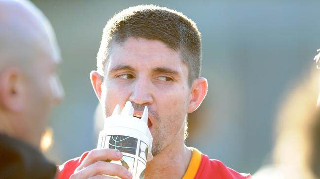 Brodie Holland during his first stint at Maribyrnong Park.