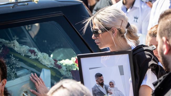 The funeral of Amar Kettule at St Thomas The Apostle Chaldean and Assyrian Catholic Church in Bossley Park. Picture: Julian Andrews