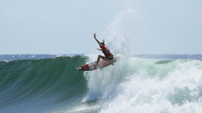 Philippa Anderson will be hoping that a strong result will help her gain automatic qualification for the Challenger Series. Photo: WSL/Cait Miers