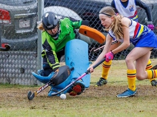 Goalkeeper Grace Lloyd-Jones.