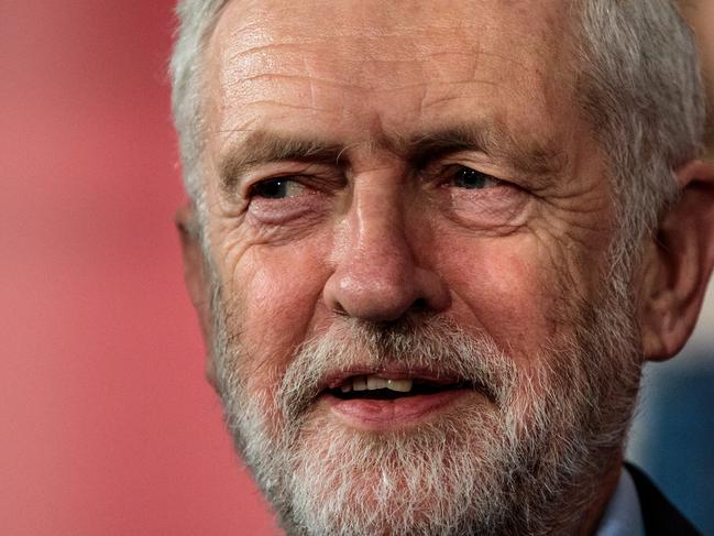 HASTINGS, ENGLAND - JANUARY 17: Labour Leader Jeremy Corbyn gives a speech at a rally at St Mary's in the Castle on January 17, 2019 in Hastings, England. British Prime Minister Theresa May last night won a vote of no-confidence called by Leader of the Opposition Jeremy Corbyn after the Government's historic defeat on the meaningful vote. (Photo by Jack Taylor/Getty Images)