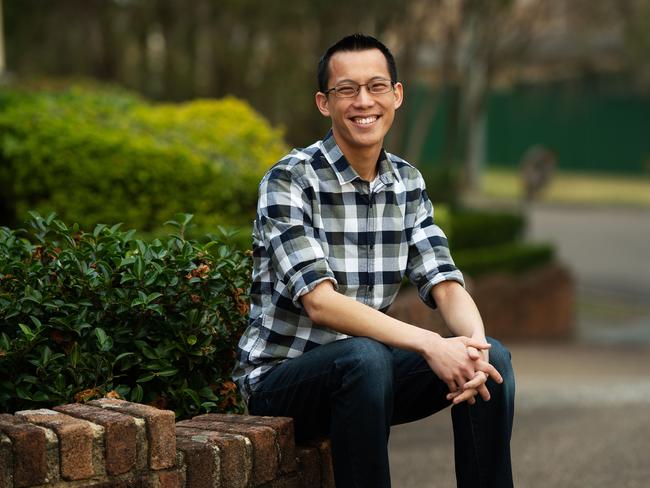 Australia's favourite Maths teacher Eddie Woo Thursday August 23 (Image/Monique Harmer)