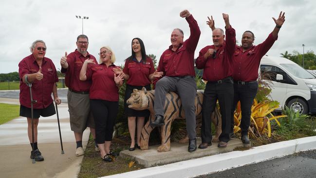 Mackay First party members hoping to be elected to represent Mackay Regional Council (from left): Ian Christensen, George Christensen, Kylee Stanton, Nathenea MacRae, Steve 'Jacko' Jackson, Lindsay Temple and Namarca Corowa. Absent were Heath Paton, Jeff Keioskie, Keith Hicks and Melissa Fowler. Picture: Heidi Petith