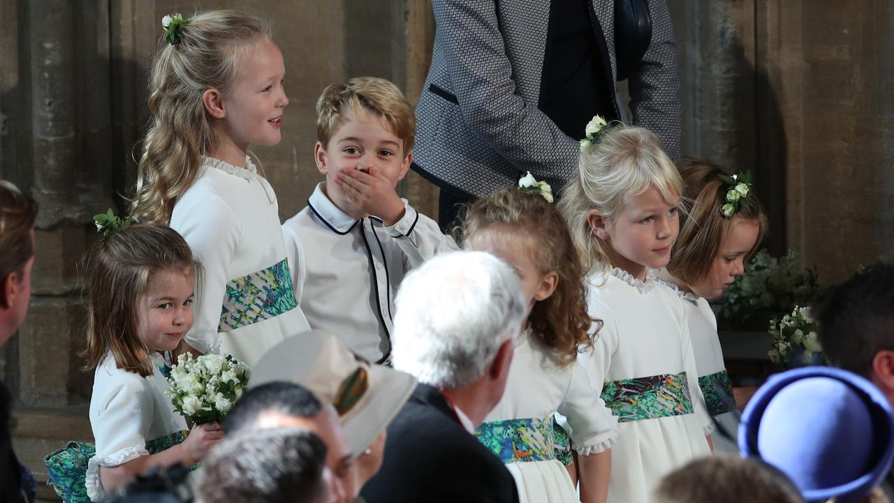 Prince George can always be trusted to find a camera lens. Picture: Getty