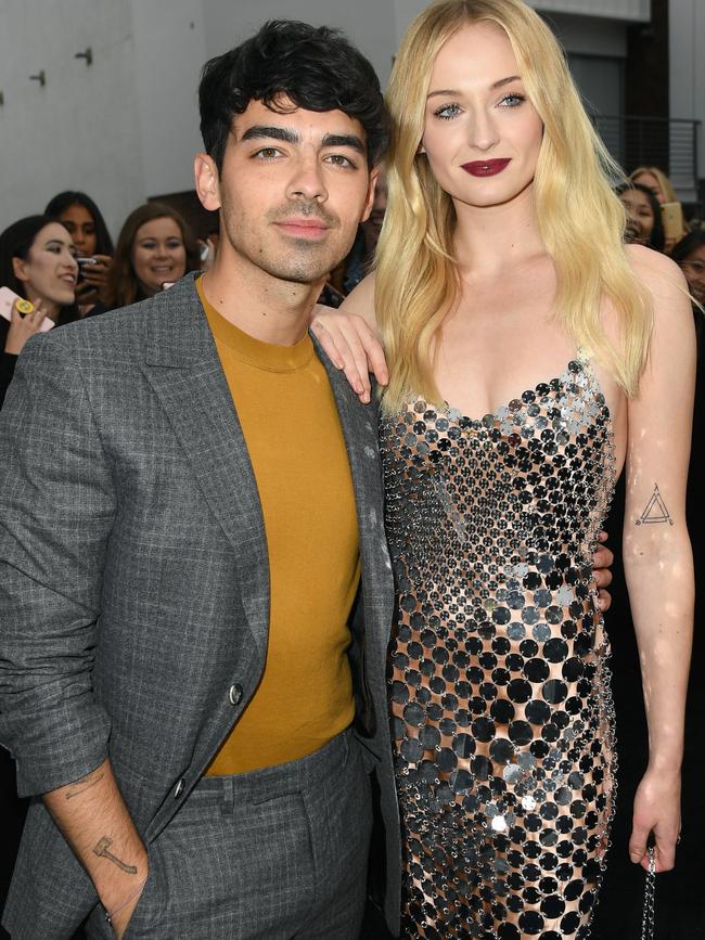 Joe and Sophie in happier times. Picture: Kevin Winter/Getty Images