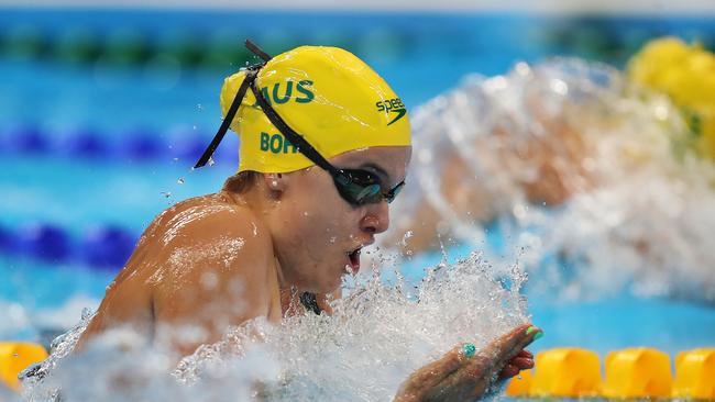 Australia's Georgia Bohl during the Women's 100m Breastroke Heats on Day 2 of the swimming at the Rio 2016 Olympic Games. Picture. Phil Hillyard