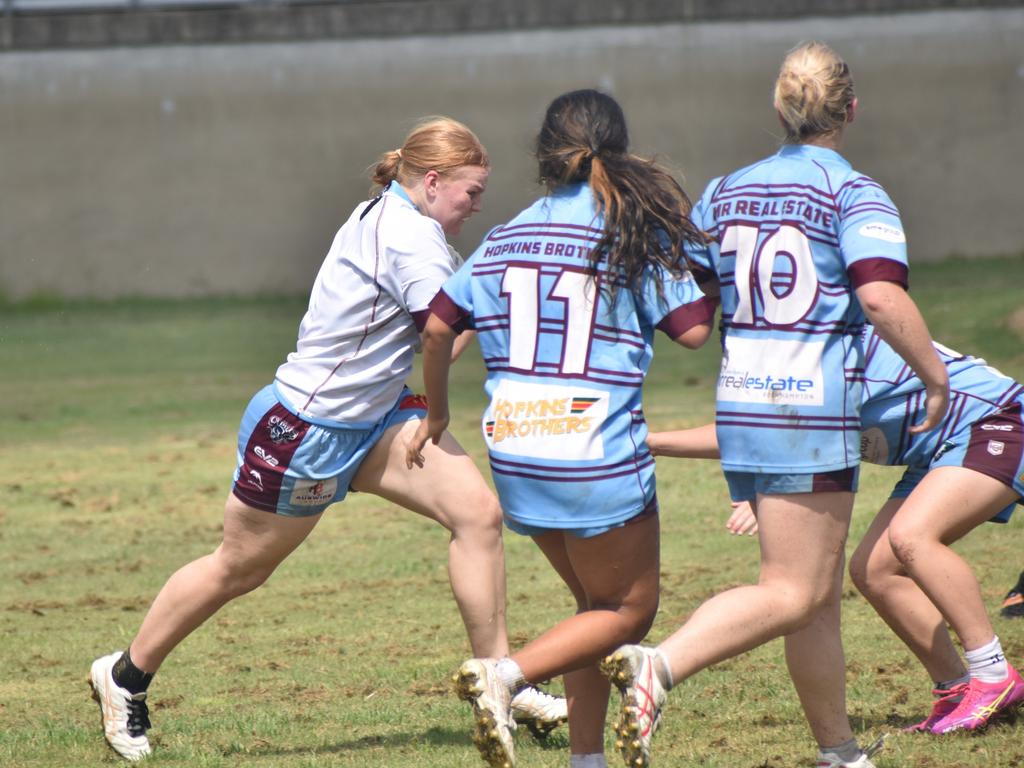 CQ Capras under-17 girls intra-squad trial game at Kettle Park, Rockhampton, on January 19, 2025.