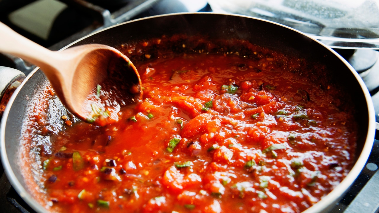 <h2><span>#7. Supercharge your sauce</span></h2><p><span>&ldquo;If you're making a tomato-based pasta sauce, roast or steam some veg, and then blend it in the sauce using a stick blender,&rdquo; suggests Smith, who says the texture won&rsquo;t change too much and you won&rsquo;t really taste the extra veg either. While Clark suggests taking it up a notch by swapping your noodles with the veg version. &ldquo;Use a spiraliser or peeler to turn vegetables into noodle-like shapes. Vegetables like zucchini, beetroot, cucumber, sweet potato, or carrots are best for spiralising. These veggie noodles can be used as a base for your favourite pasta dishes, stir-fries, or salads.&rdquo;</span></p>