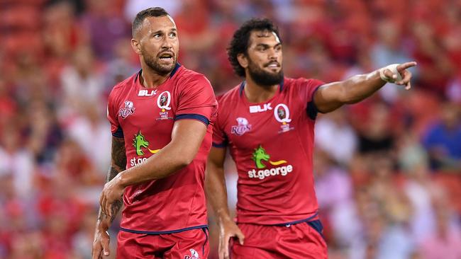 Reds players Quade Cooper and Karmichael Hunt have been named to start against the Kings.