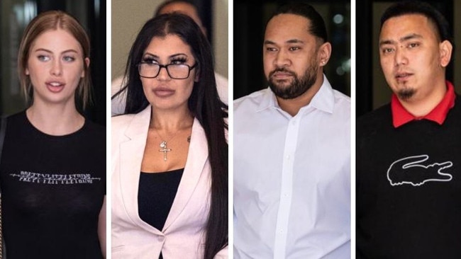 Jaemie Little, Jacqueline Naous, Taliameaatoa Tilifi and Michael Torino have entered pleas after police cracked open an alleged cocaine syndicate.