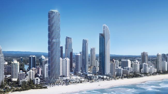 Spirit as it will appear on Surfers Paradise beachfront.